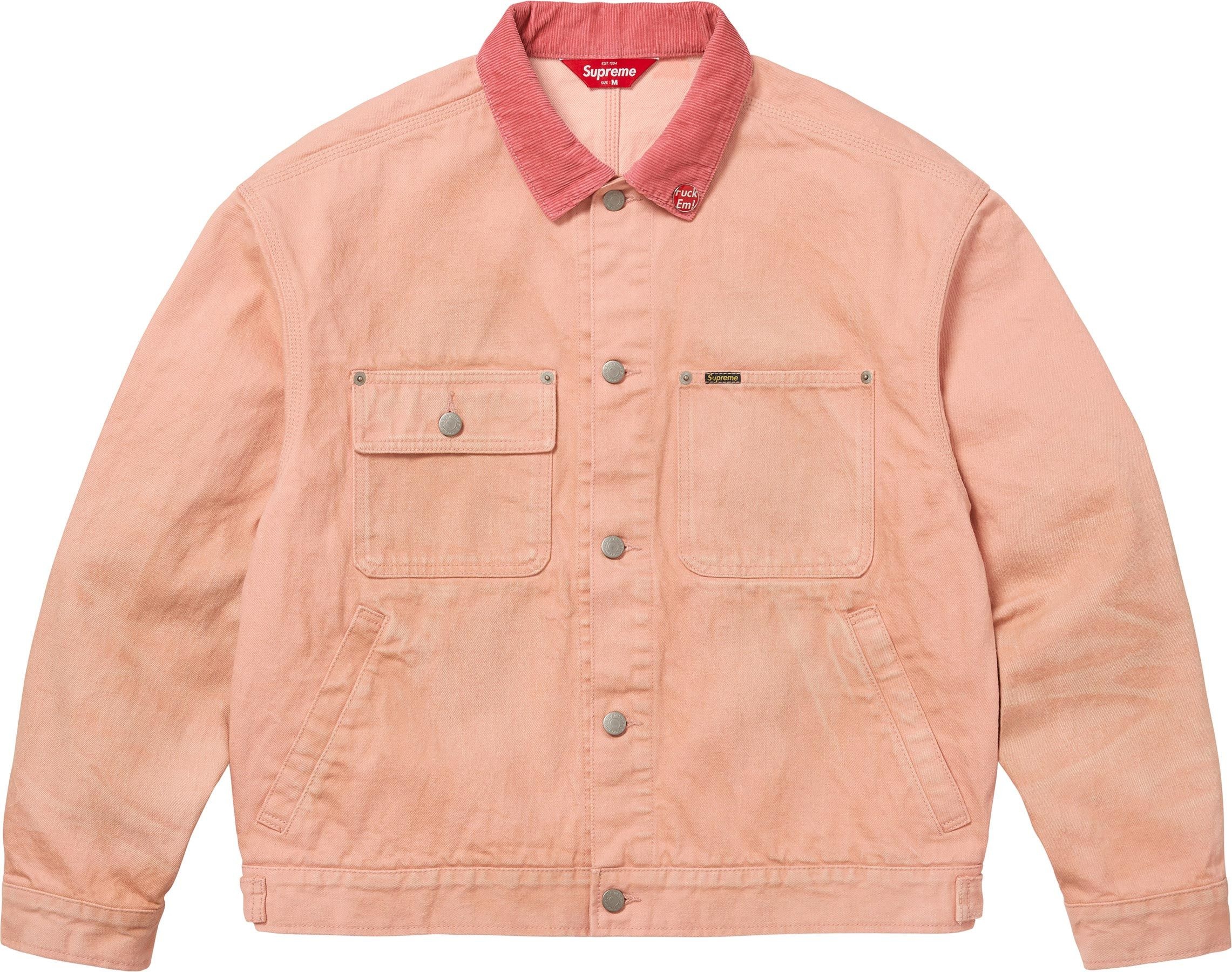 Distressed Selvedge Trucker Jacket view 11
